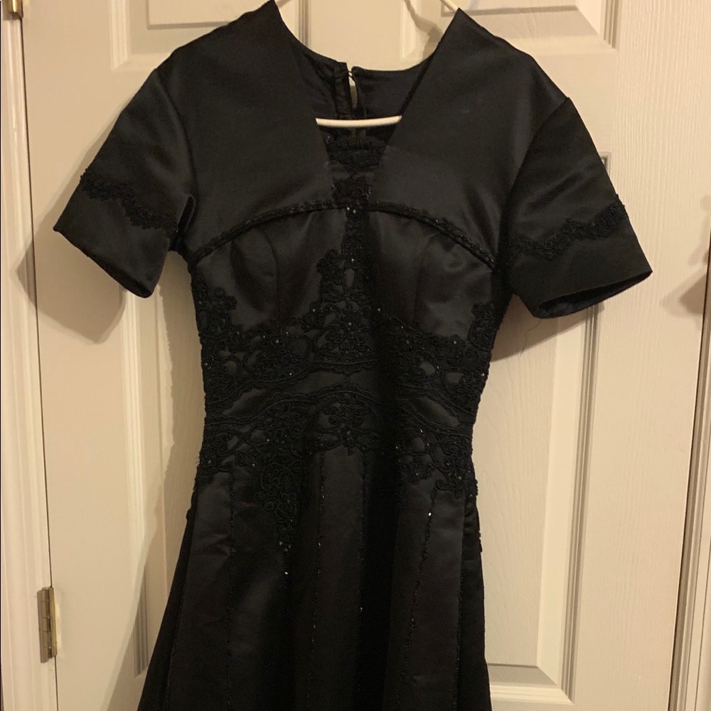 Black Beaded Dress